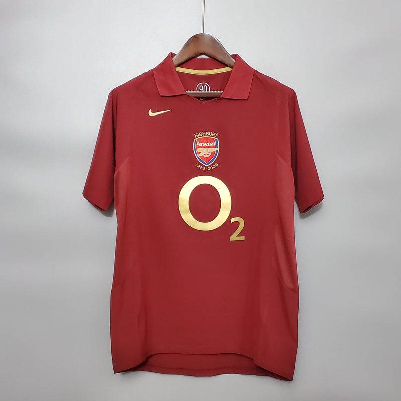 Camisa Arsenal 2005/06 Retrô
