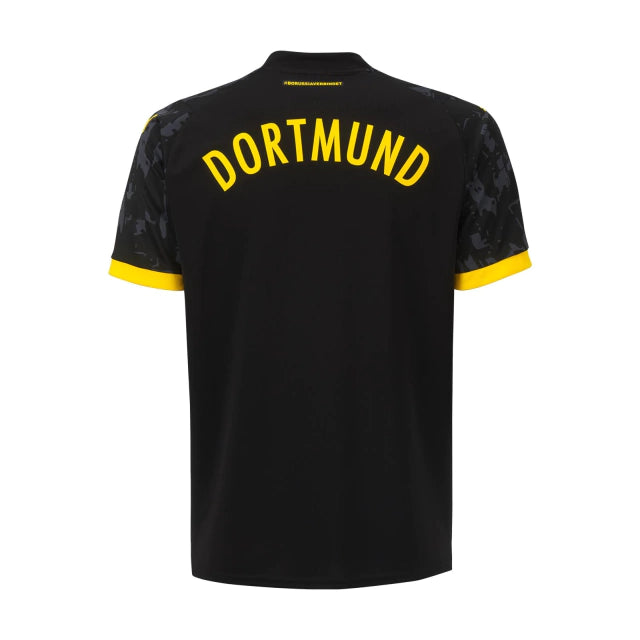 Camisa Borussia Dortmund Away 23/24 s/n° Torcedor Masculino - Preto