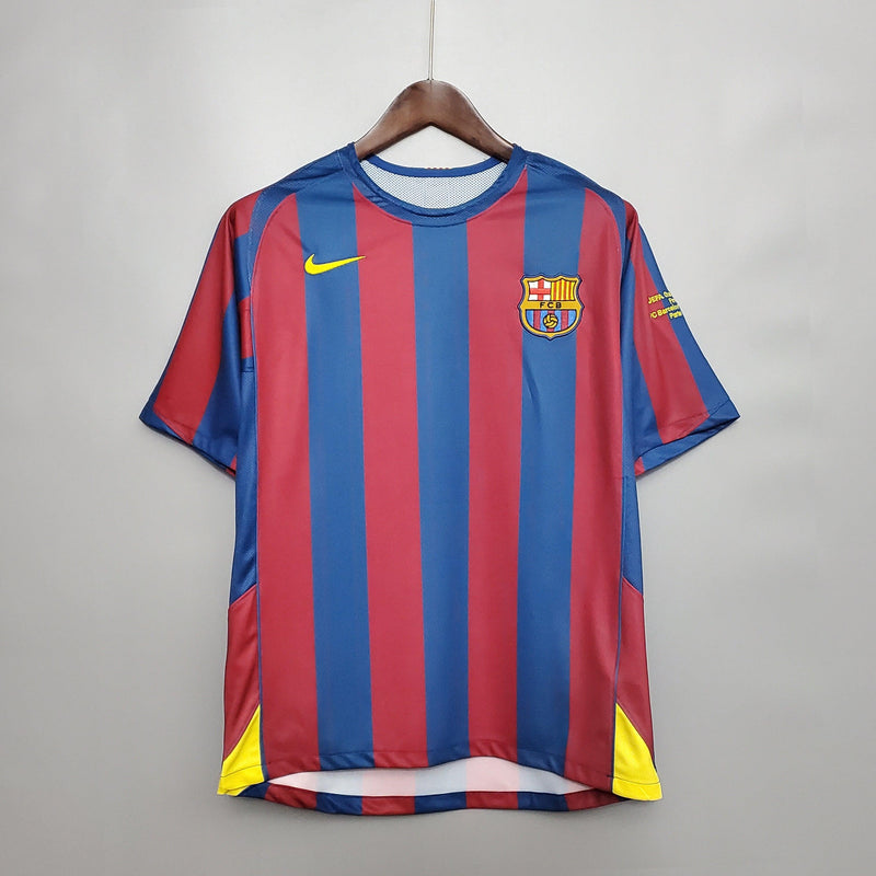 Camisa Retrô FC Barcelona 2006/06 Home Champions League Edition - ResPeita Sports
