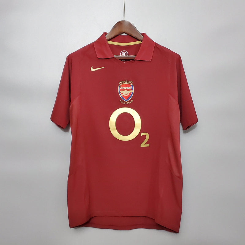 Camisa Retrô Arsenal 2005/06 Home - ResPeita Sports