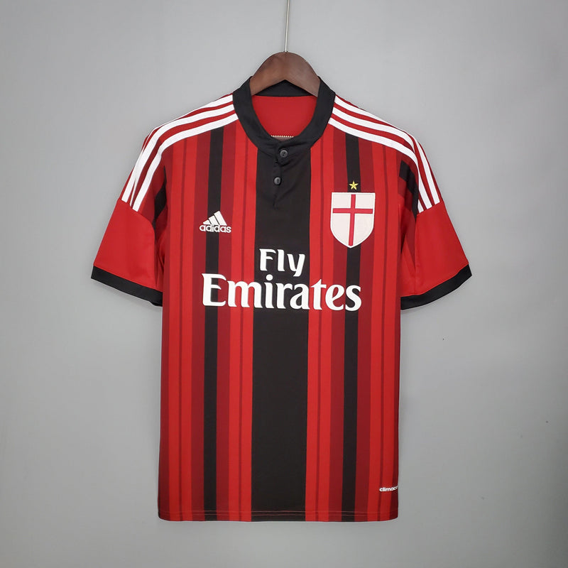 Camisa Retrô AC Milan 2014/15 Home - ResPeita Sports