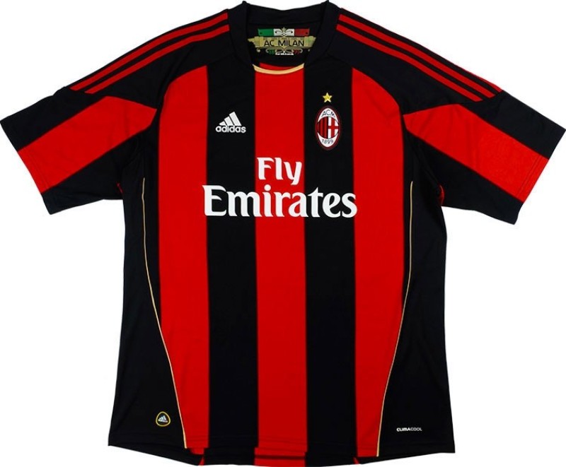Camisa AC Milan 2010/11 Retrô