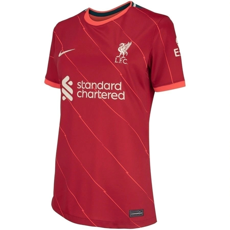 Camisa Liverpool Home 21/22 s/n° Torcedor Nike Feminina - Vermelha