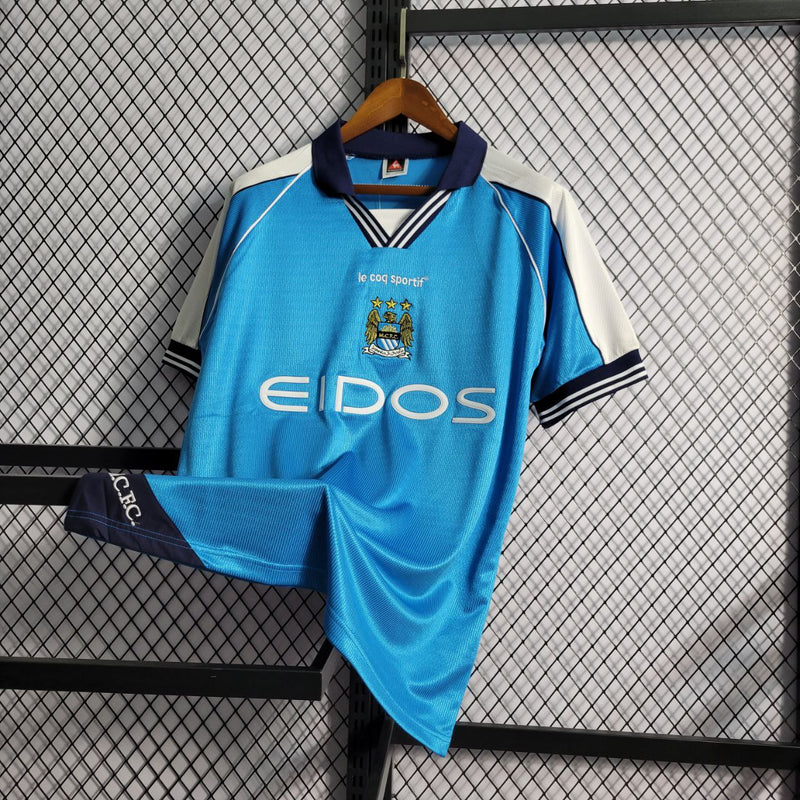 Camisa Manchester City 2001 Retrô
