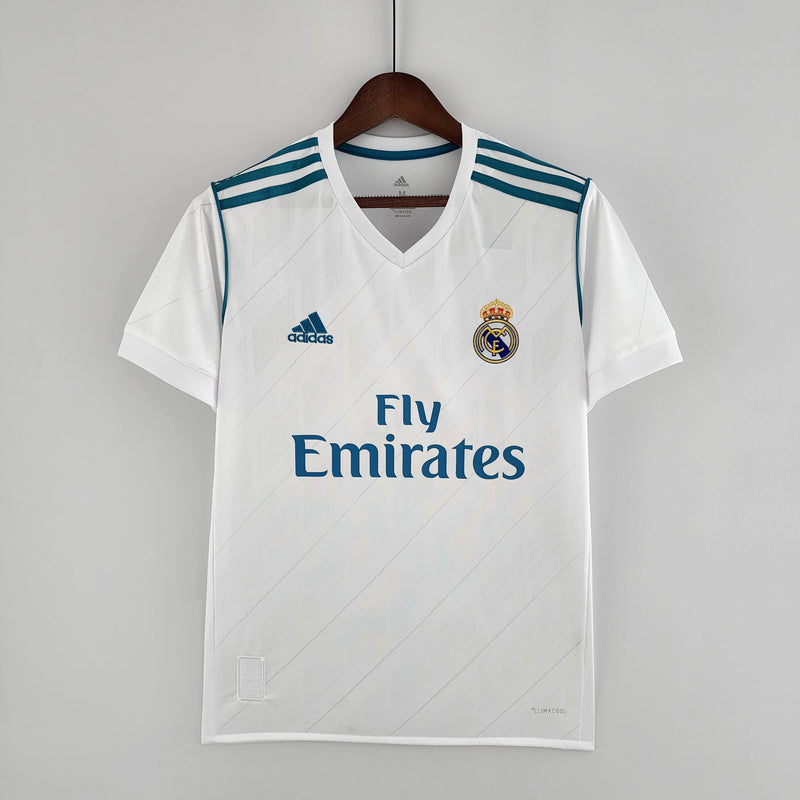 Camisa Retrô Real Madrid 2017/18 Home - ResPeita Sports