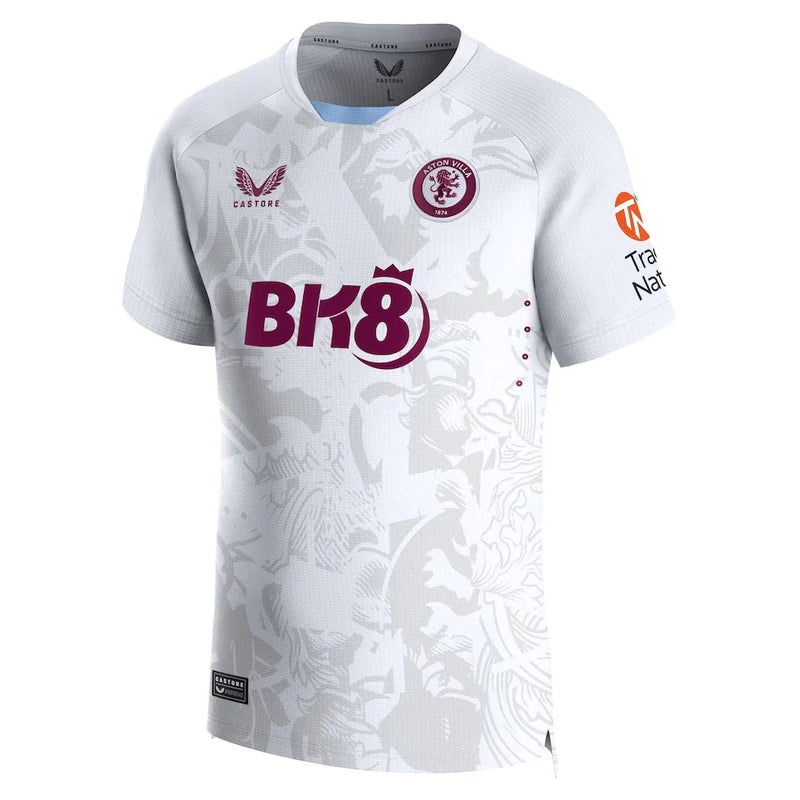 Camisa Aston Villa Away 23/24 s/n° Torcedor Masculina - Branco