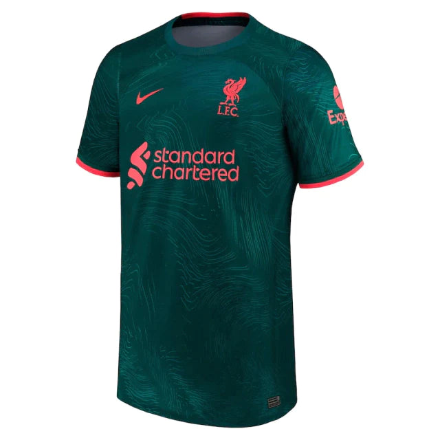 Camisa Liverpool Third 22/23 s/n° Torcedor Masculina - Verde Escuro